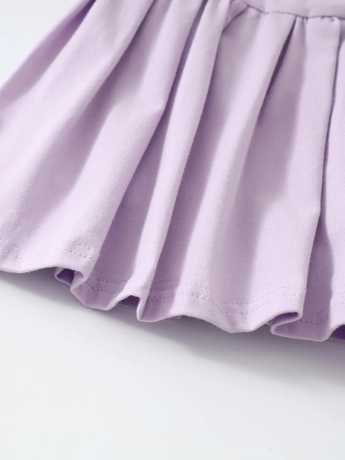 2 Pack Girls Pleated Skirts Athletic Tennis Mini Skirt Elastic Waist Active Skort 4-12Y