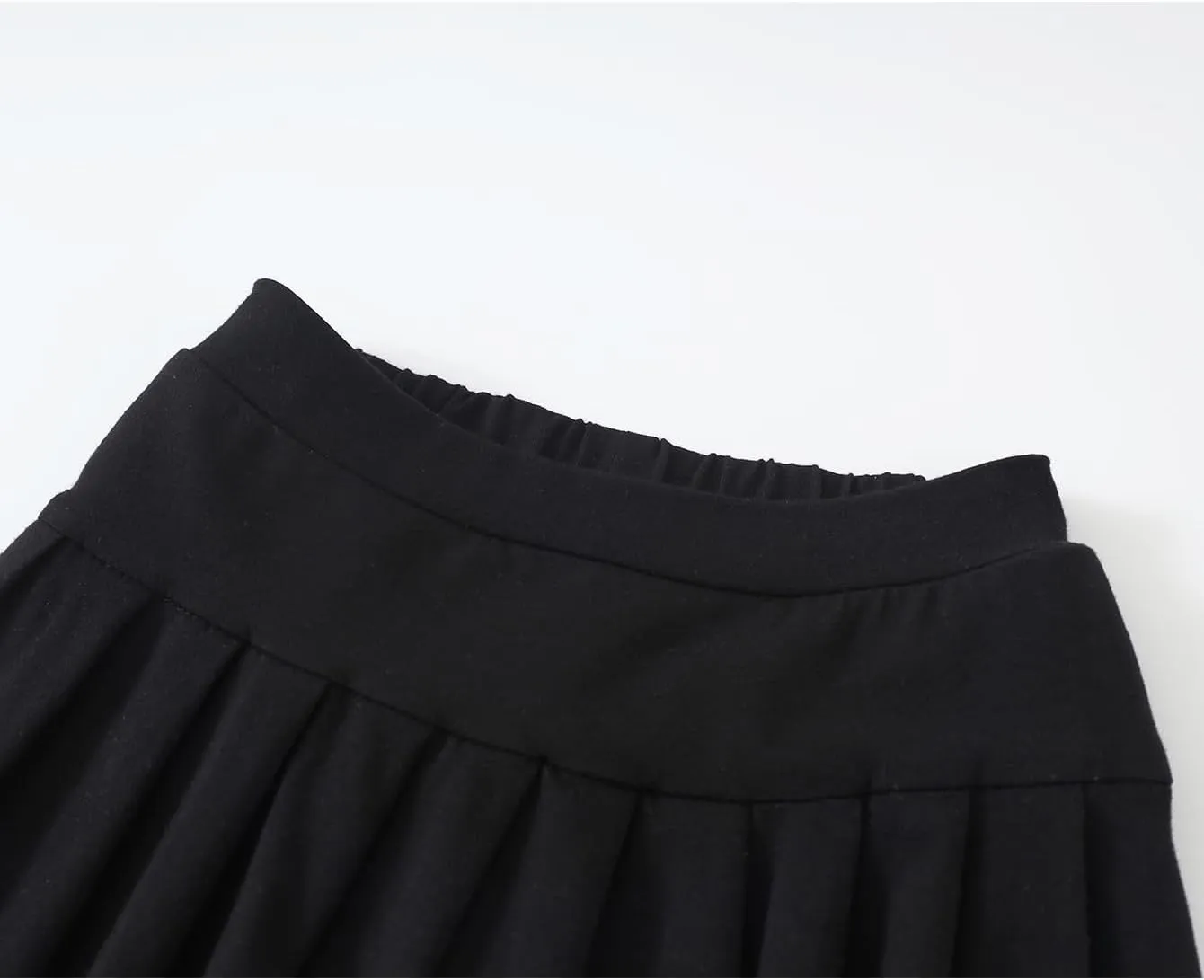 2 Pack Girls Pleated Skirts Athletic Tennis Mini Skirt Elastic Waist Active Skort 4-12Y