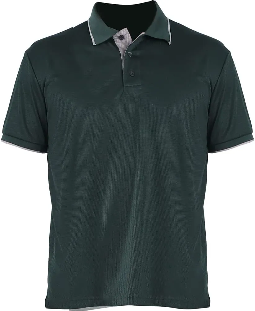 3 Pack Mens Polo Shirts Summer Quick Dry T-Shirt Slim Fit Short Sleeve Casual Sports Workout Golf Tees