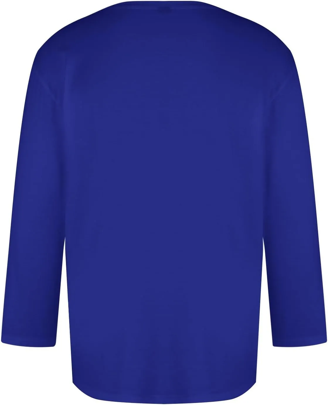 3/4 Sleeve Shirt for Men Casual Crew Neck Baseball T-Shirts Solid Color Loose Fit Tees Three Quarter Sleeve T Shirts