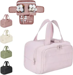 4-In-1 Puffy Multi-Functional Toiletry BagLightweight Hanging Travel Toiletry Bag, Large Capacity Wide-Open Travel Cosmetic Bag With 4 Compartments And Handle (Color-4)