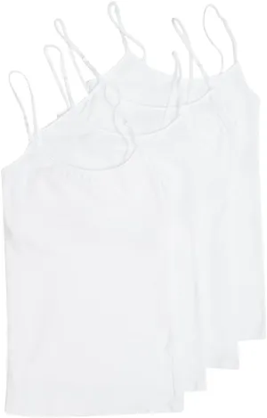 4 Pack Active Basic Women's Basic Tank Tops