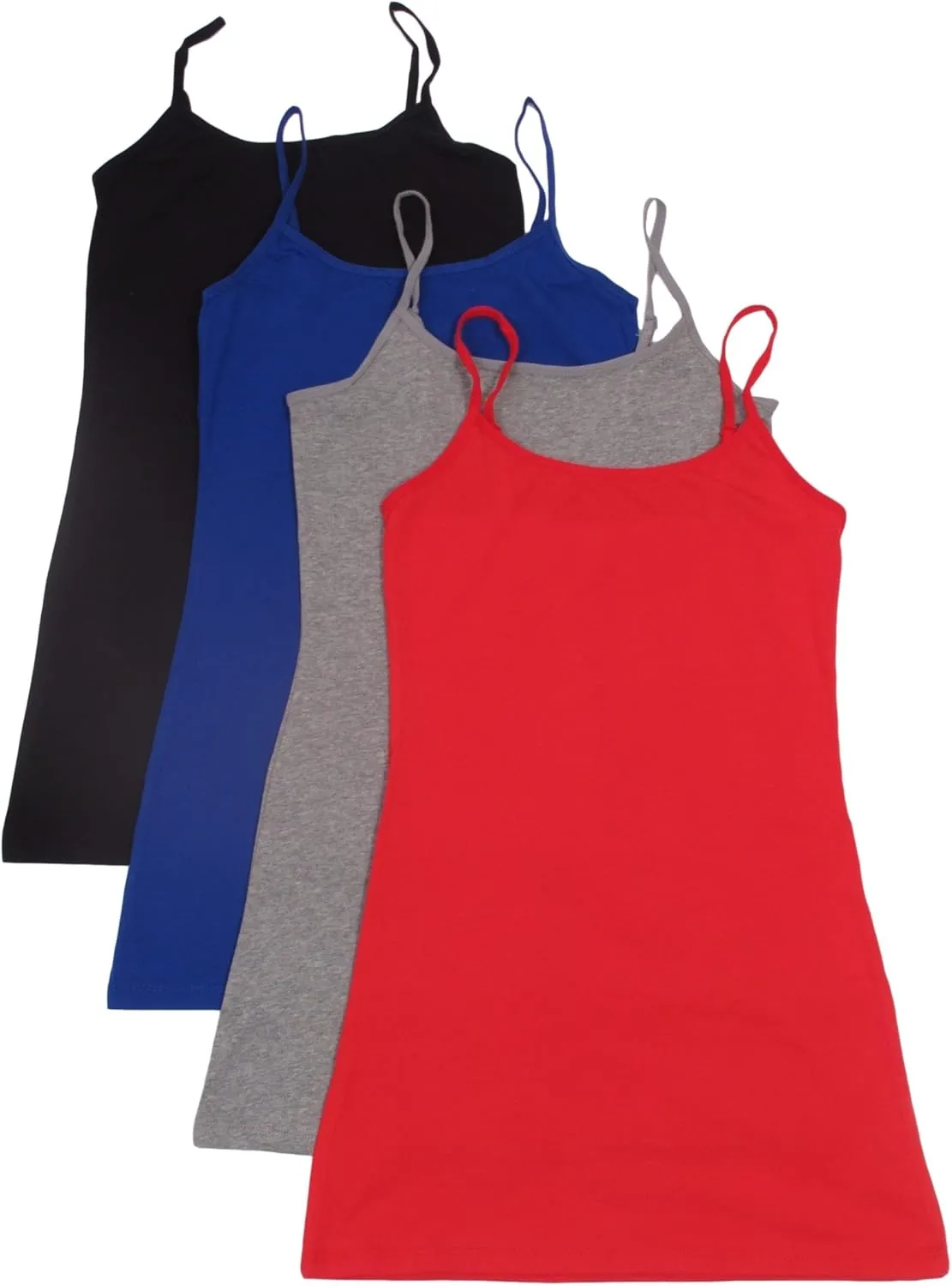 4 Pack Active Basic Women's Basic Tank Tops