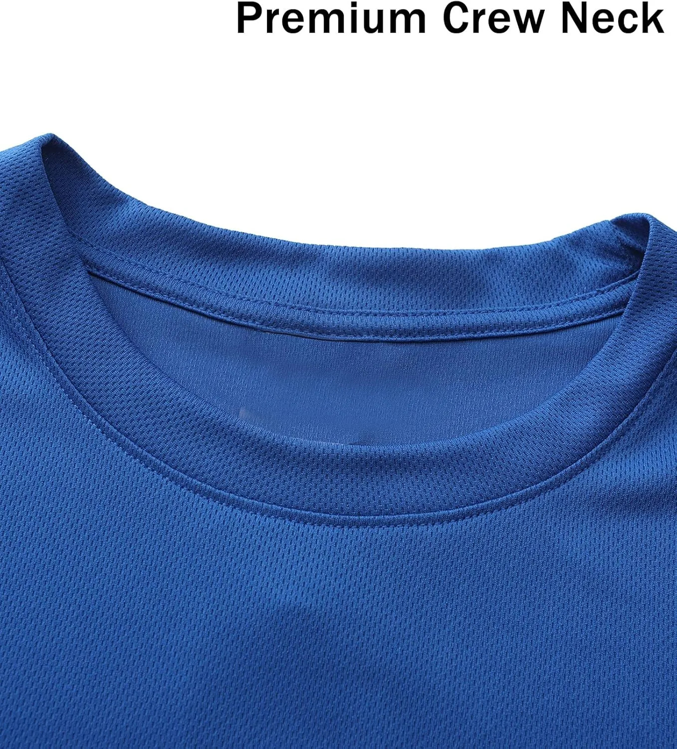 5 Pack Mens Short Sleeve Quick Dry Active Athletic T Shirt Running Gym Workout Tee Tops