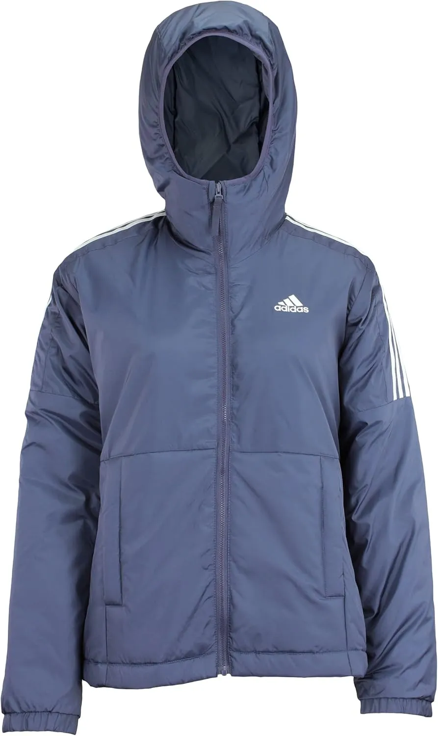 adidas Women's Essential Hooded Midweight Full Zip Jacket, Color Options