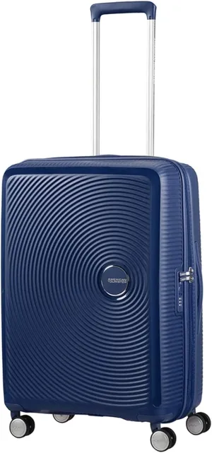 American Tourister Suitcase, Blue (Midnight Navy), Medium (67 cm-81 Litre)