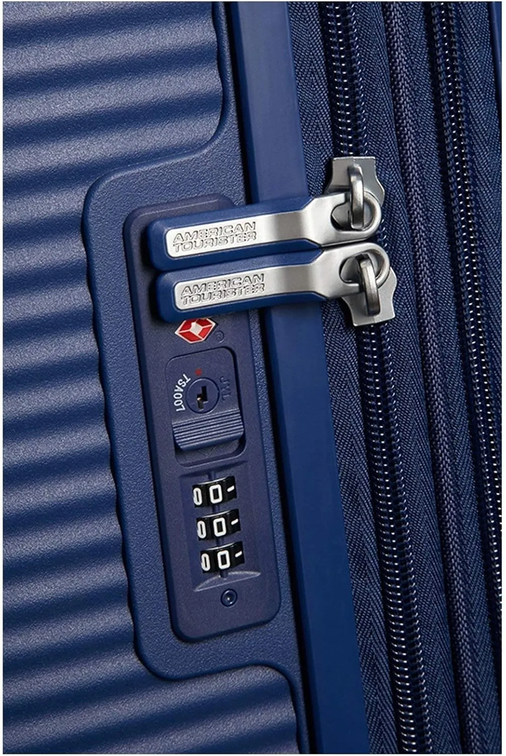 American Tourister Suitcase, Blue (Midnight Navy), Medium (67 cm-81 Litre)