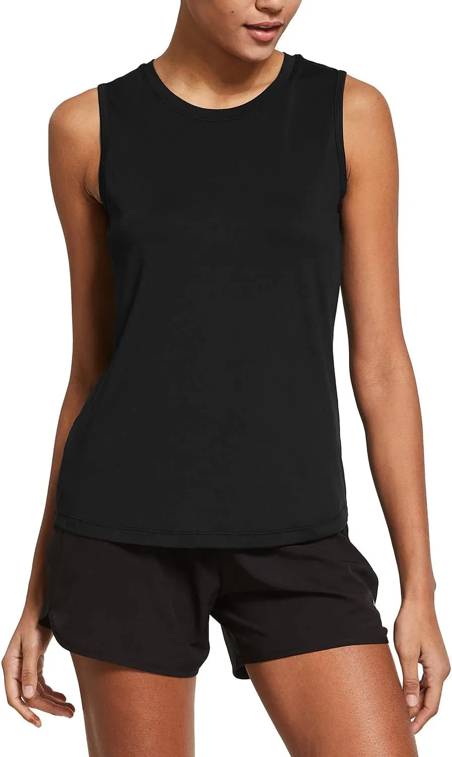 baleaf Workout Tank Tops for Women Sleeveless Running Athletic Loose Fit Yoga Tops Active Shirts Sports Gym Exercise