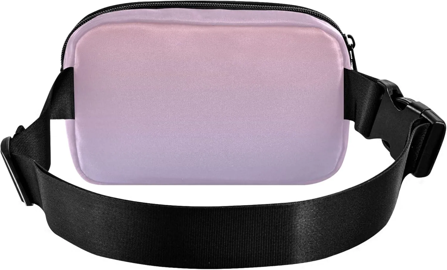 Blush Pink Lavender Blue Gradient Waterproof Womens Fanny Pack Hip Bag Belt Purse Funky Cross Body Waist Pack