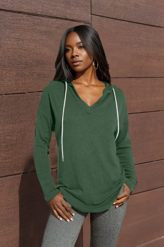 Bofell Womens Fashion Tops Hoodies for Women Pullover Oversized Sweatshirts Long SLeeve Shirts Loose Fit