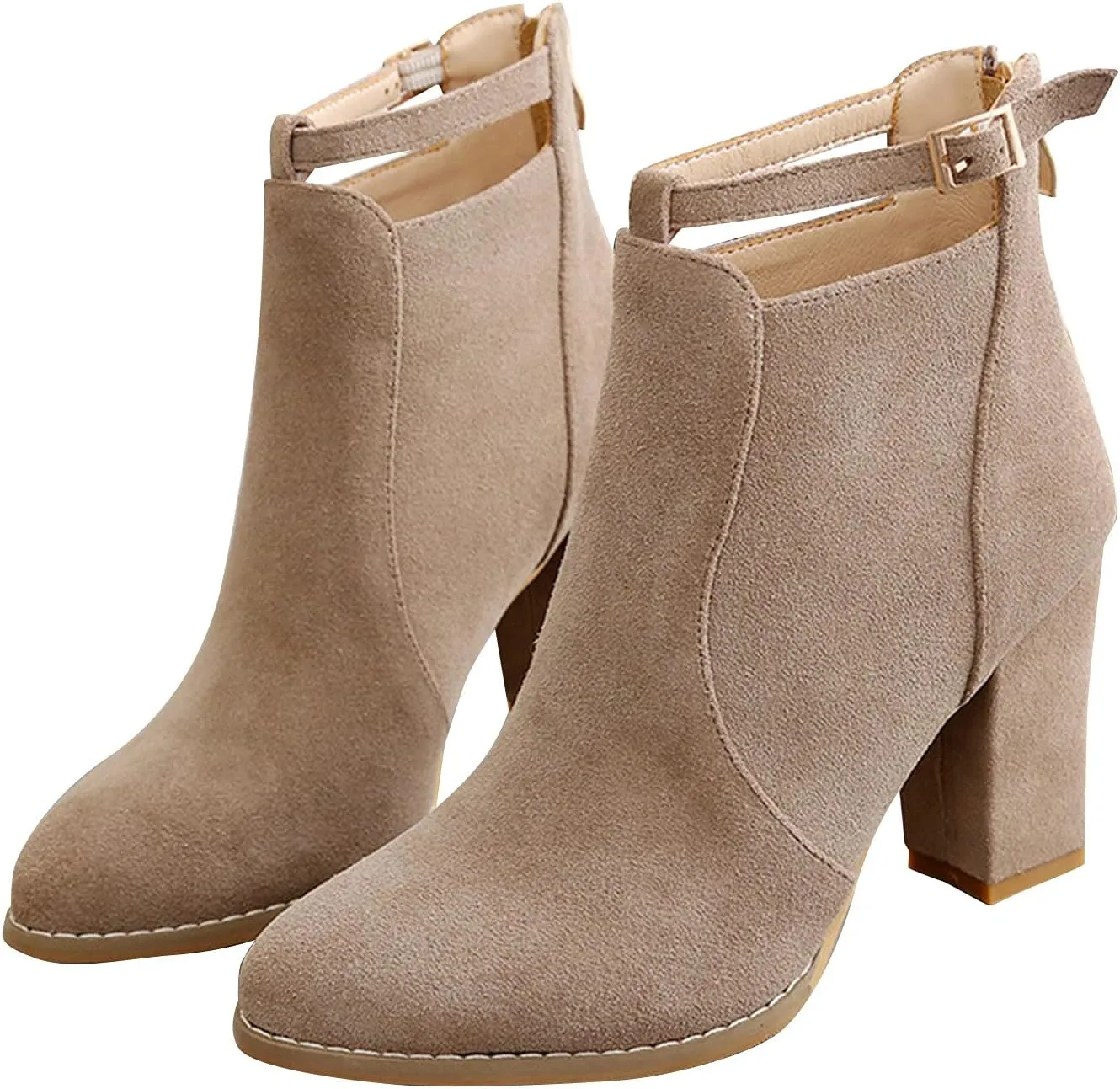 Botines De Mujer Flat Boots Women's Black Ankle Boots Wide Width Dress Boots for Women Black Ankle Boots for Women with Arch Support White Ankle Boots for Women Low Heel