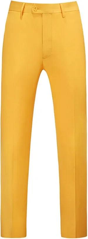 CRNTCEM Mens Stretch Flat Front Dress Pants Straight Leg Wedding Party Formal Pants Wrinkle Free Casual Clubwear Suit Pants