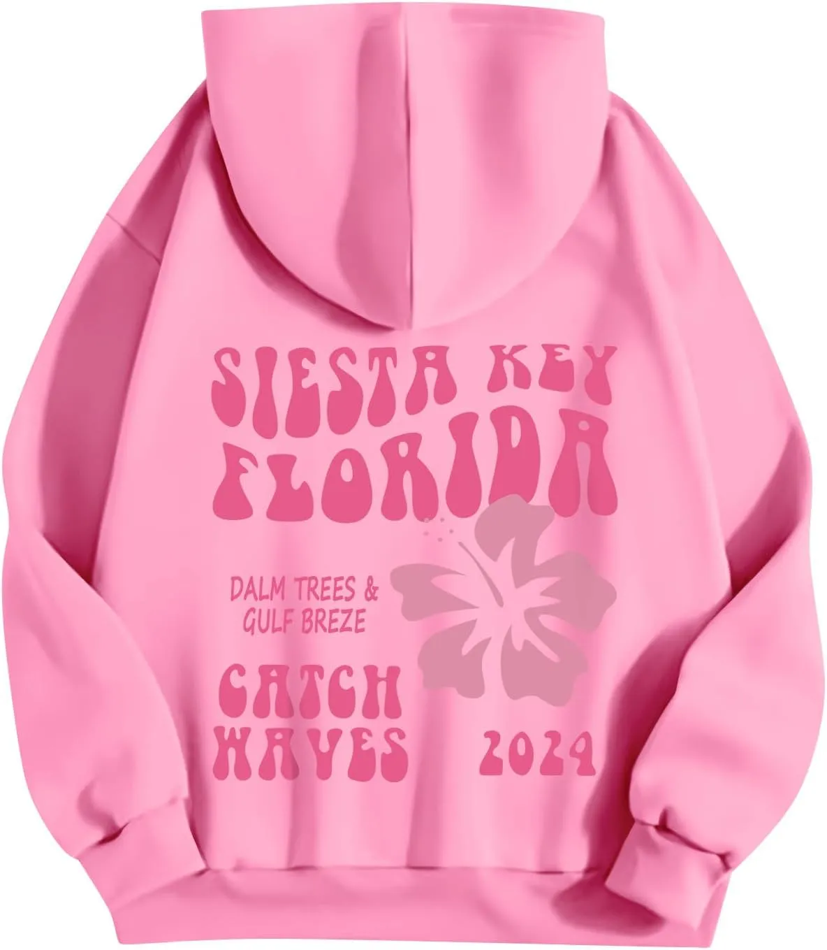 Cute Clothes For Teen Girls Long Sleeve Drawstring Letter Printed O Neck Casual Pullover Tops