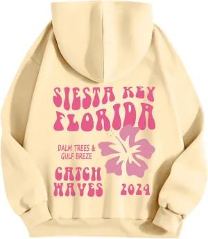 Cute Clothes For Teen Girls Long Sleeve Drawstring Letter Printed O Neck Casual Pullover Tops