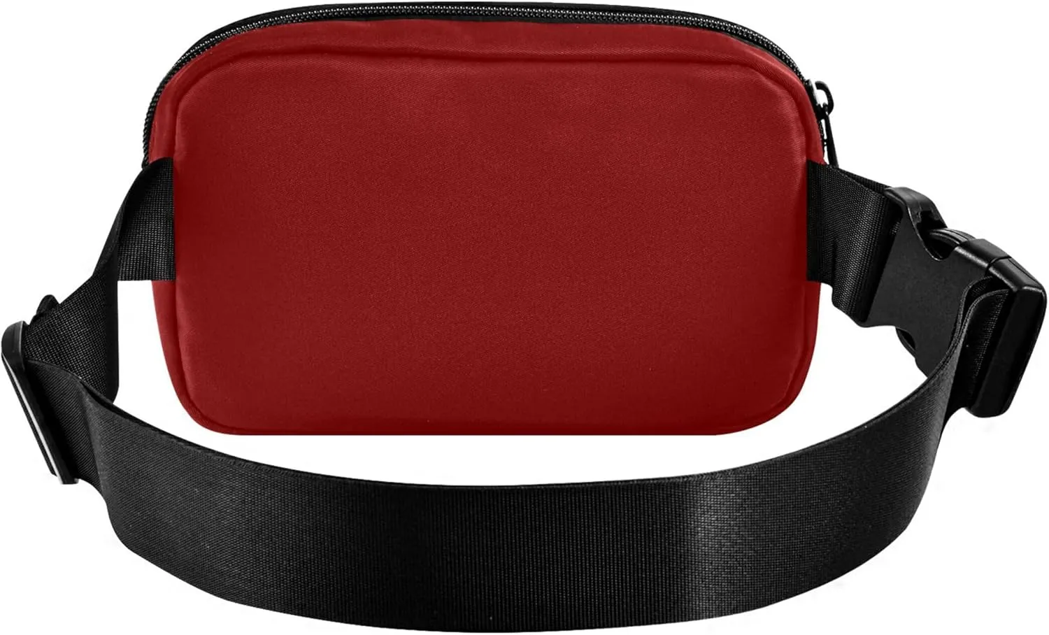 Dark Red Womens Fanny Pack Belt Bag Hip Pack Waterproof Funny Waist Bag for Women