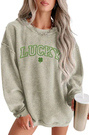 Deer Lady 2025 Mardi Gras Sweatshirt Women Seqin Long sleeve Casual Pullover Tops Oversized Crewneck Tee