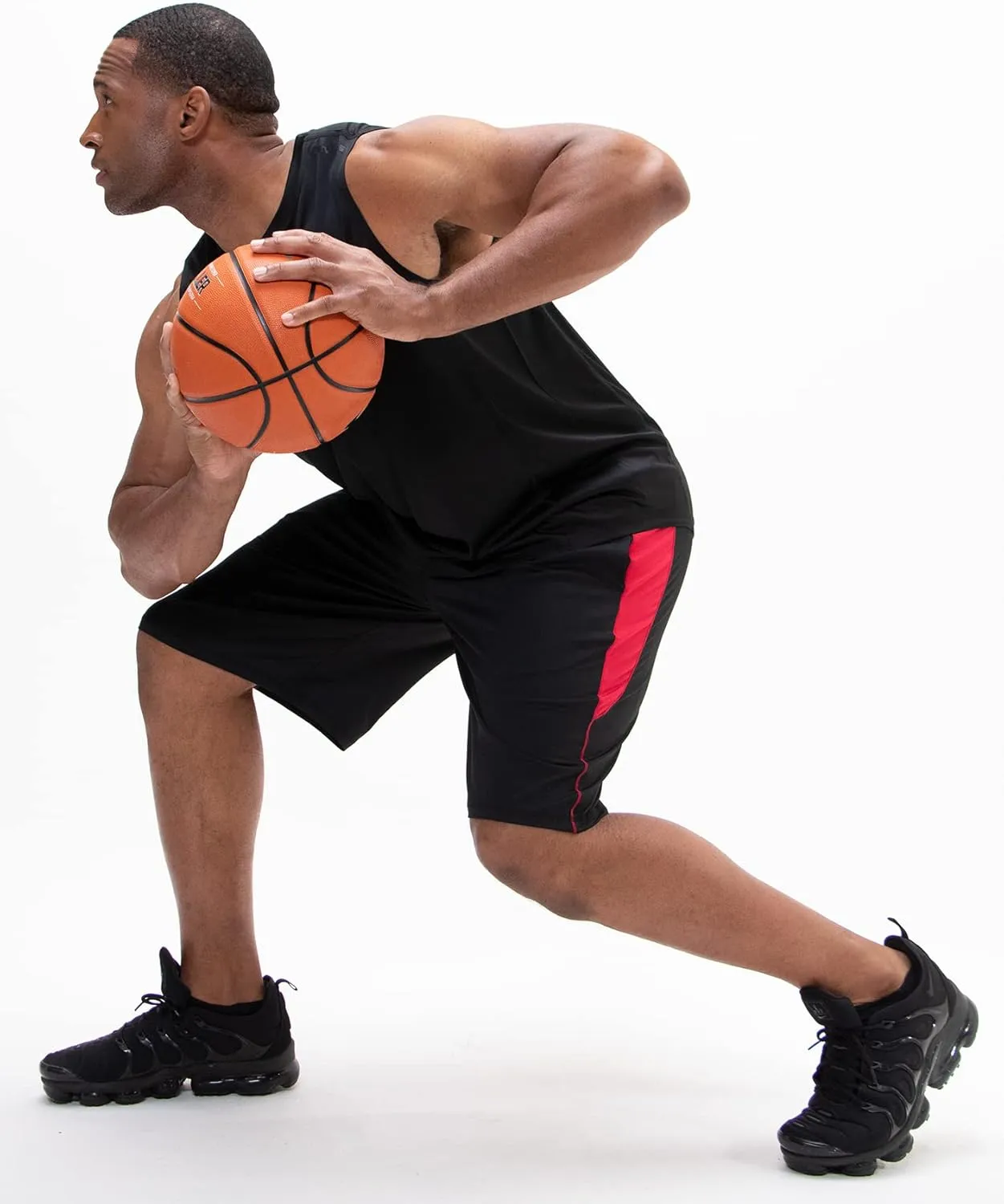 DEVOPS Men's 2-Pack Loose-Fit 10" Workout Gym Shorts with Pockets