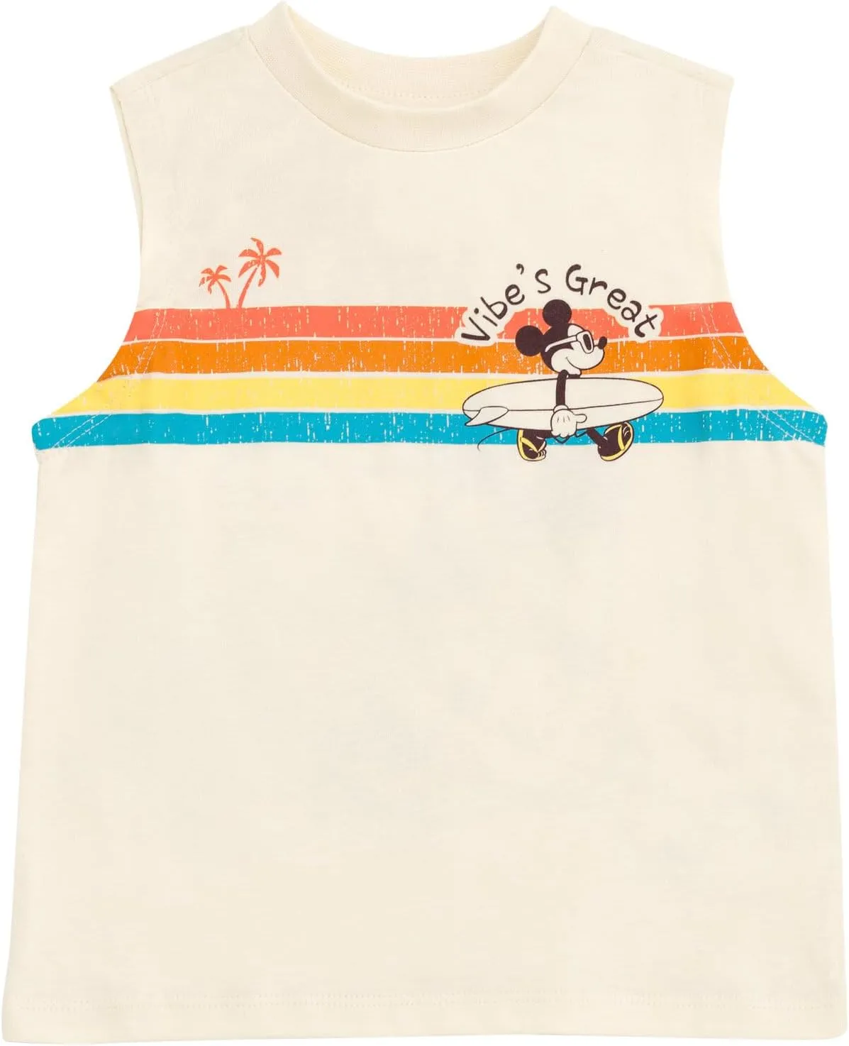 Disney Junior Tank Top and Shorts Outfit Set Infant to Big Kid Sizes (18 Months - 14-16)