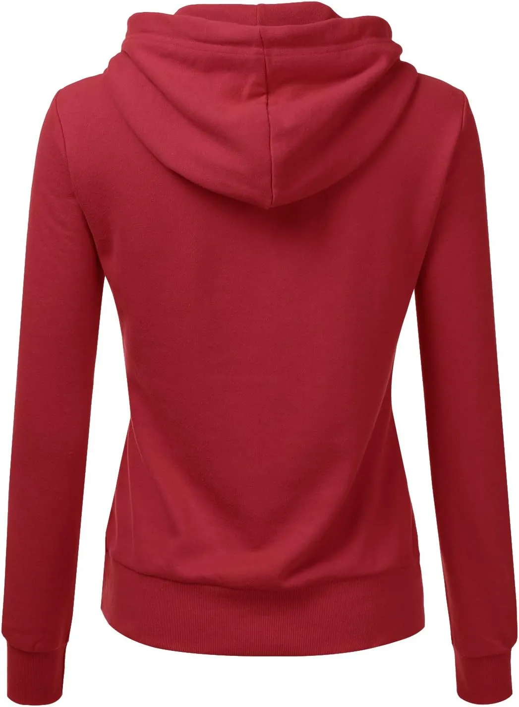 DOUBLJU Basic Lightweight Pullover Sweater Top Essential Comfy Casual Hoodie Sweatshirt for Womens Clothes with Plus Size