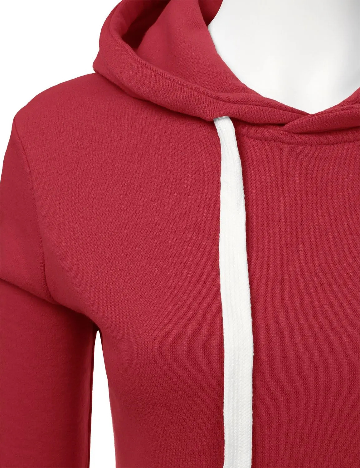 DOUBLJU Basic Lightweight Pullover Sweater Top Essential Comfy Casual Hoodie Sweatshirt for Womens Clothes with Plus Size
