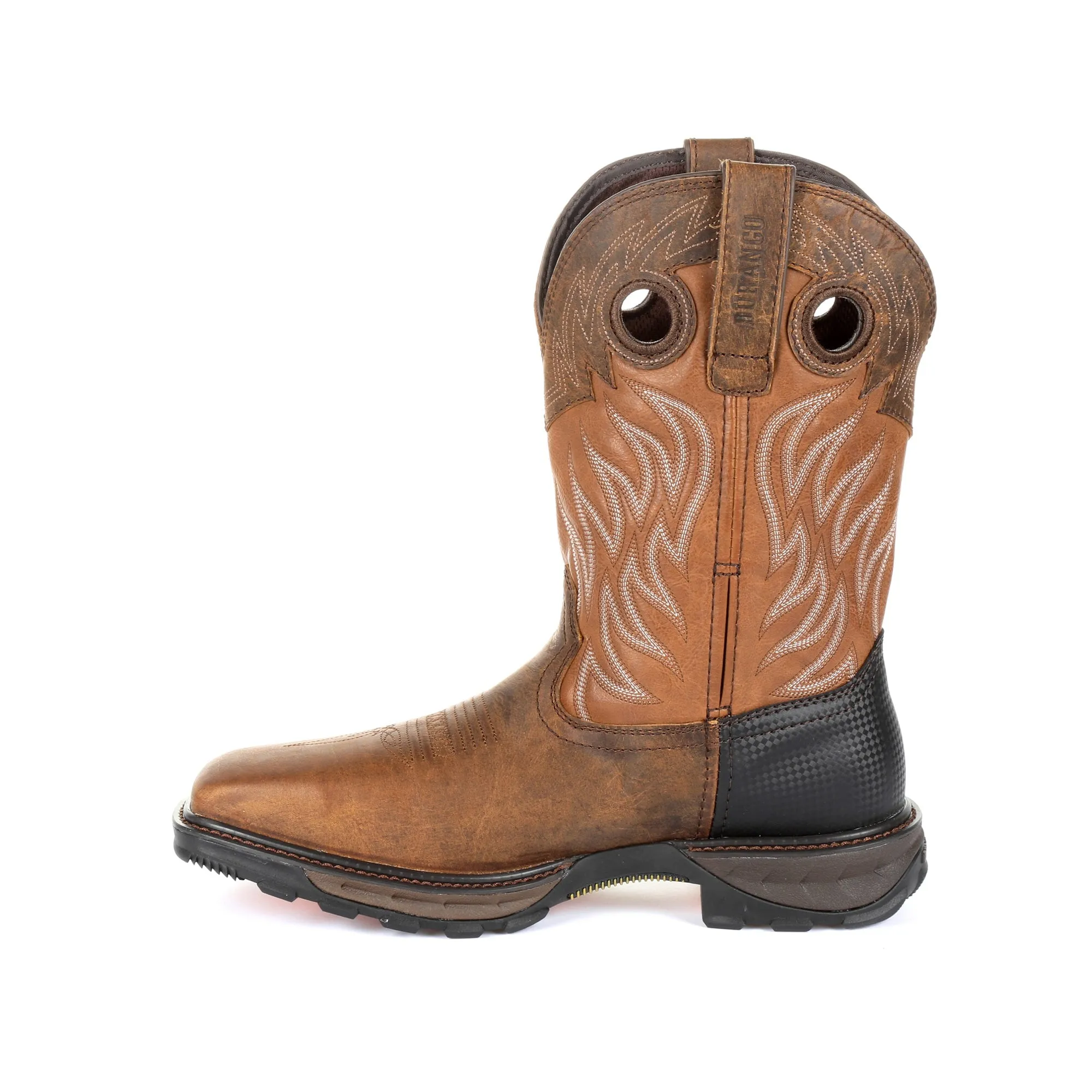 Durango Mens Brown/Copper Leather Maverick ST WP Work Boots