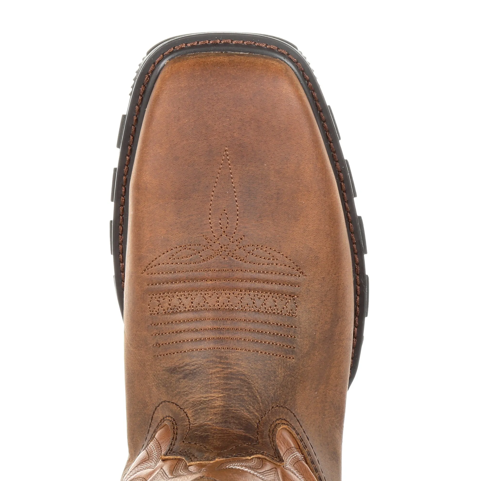 Durango Mens Brown/Copper Leather Maverick ST WP Work Boots
