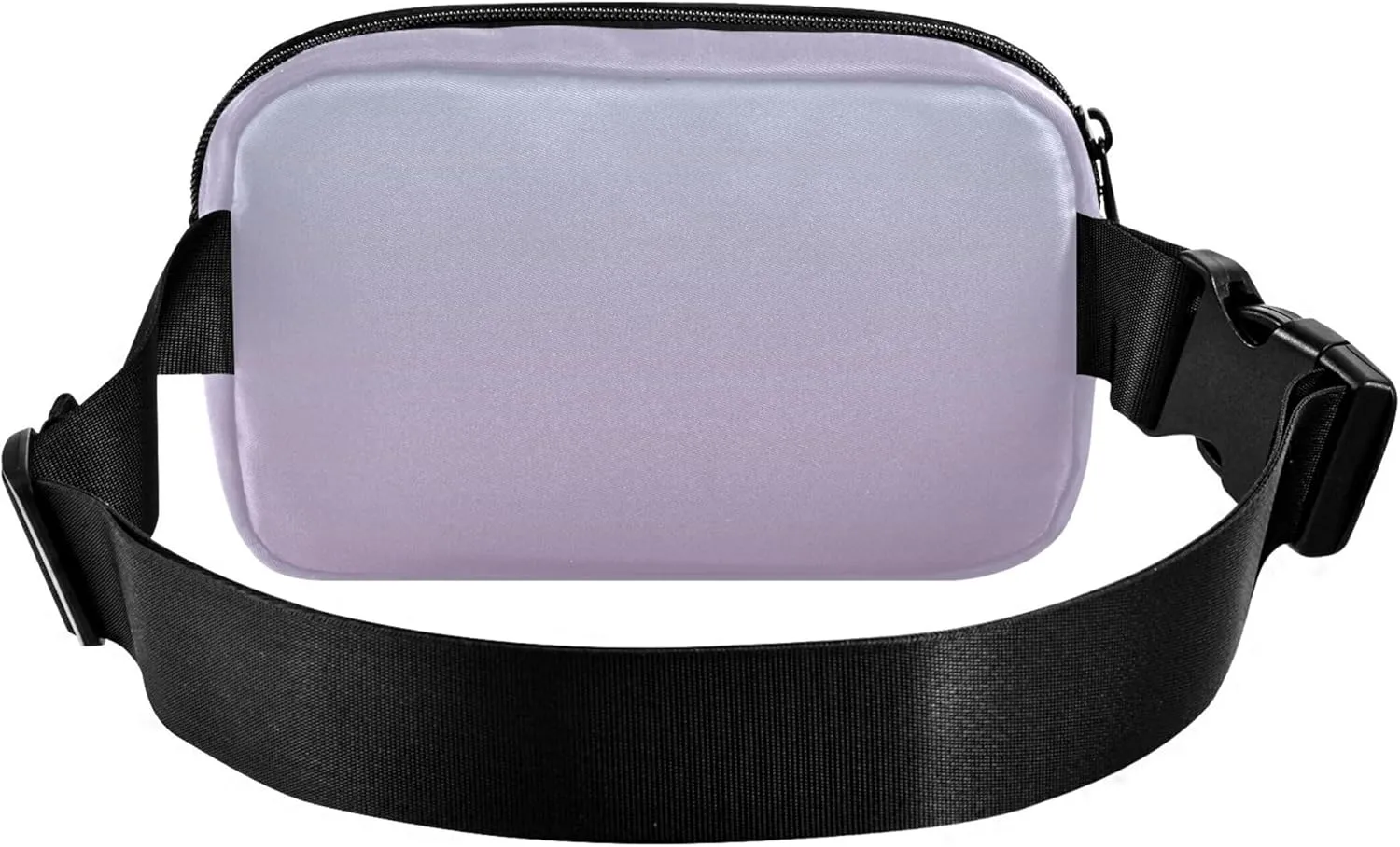 Elegant Blue Lilac Gradient Waterproof Fanny Pack for Women Hip Pack Belt Pouch Flower Waist Pack for Women