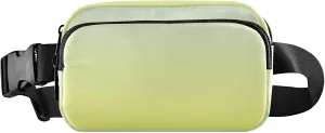 Elegant Blue Moon Yellow Gradient Waterproof Women Fanny Pack Anti Theft Belt Bag Funky Crossbody Waist Bag