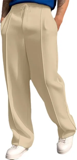 evzosrz Jogger Yoga Sweatpant for Men 2025 Lightweight Drawstring Loose Fit Pants Comfy Lounge Athletic Elastic Waist Trouser