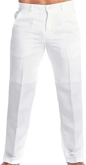 evzosrz Men's Casual Linen Pants Solid Loose Fit Fall Spring Trousers Lightweight Beach Yoga Pajamas Bottoms with Pockets