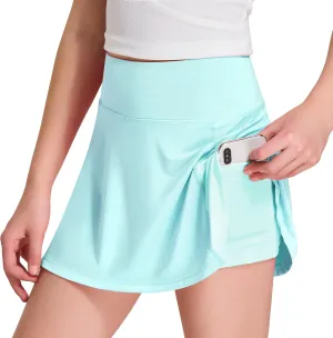 FitsT4 Sports Girl's Golf Skirt Adjustable Waist Active Tennis Skort UPF50 