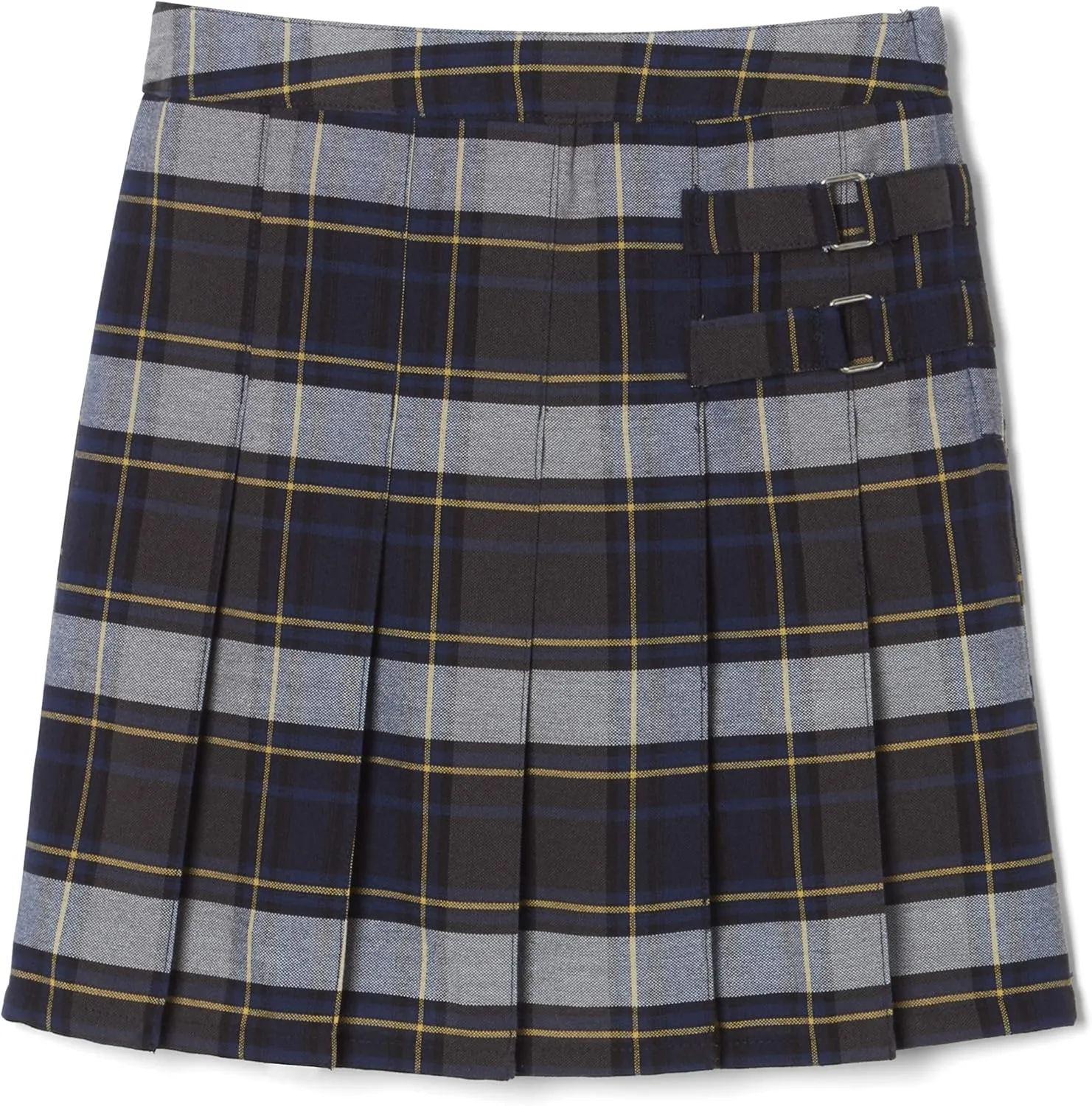 French Toast Girls' Adjustable Waist Pleated-Front Two-tab Scooter Skirt