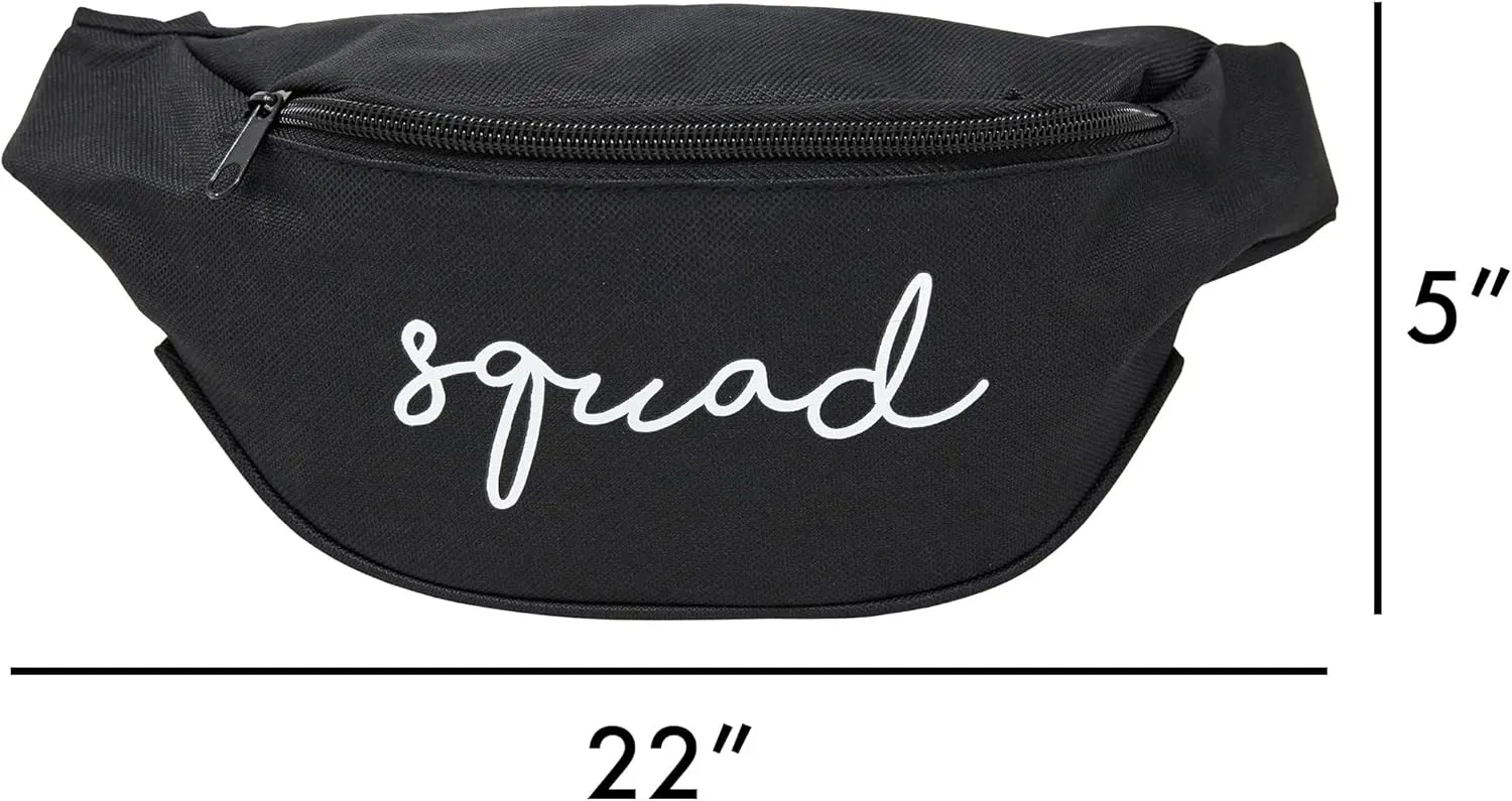 Funky Junque Bachelorette Belt Bag - Squad (Black)