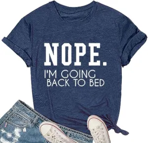 Funny Saying Shirt for Women Sarcastic Humorous Letter Print T Shirt Short Sleeve Casual Top Tees