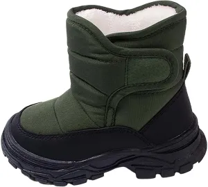 Fuzzy Chunky Sole Booties For Toddler Kids Open Toe Ankle Warm Shoes Winter Outdoor Non Slip Boots Chunky Thick Comfy