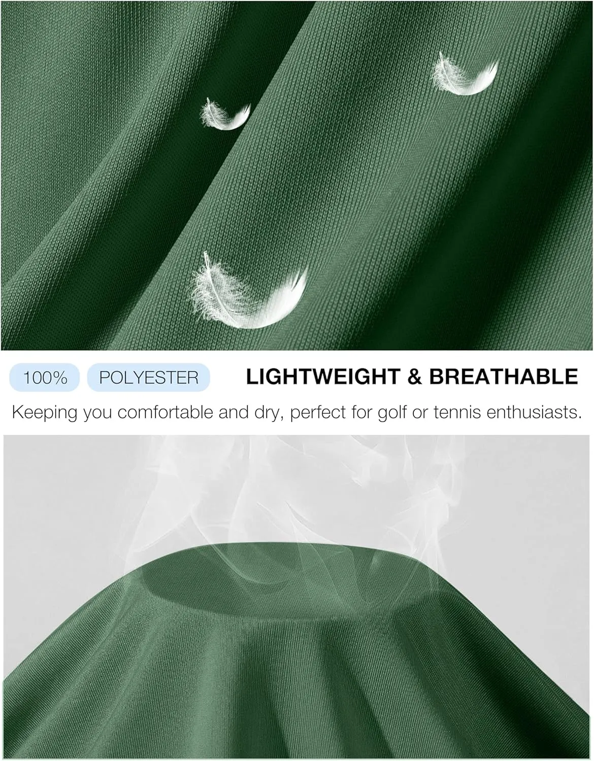 G Gradual Women's Golf Shirt Sleeveless Lightweight V Neck Tennis Polo Shirts with Collar Quick Dry Athletic Tops for Women