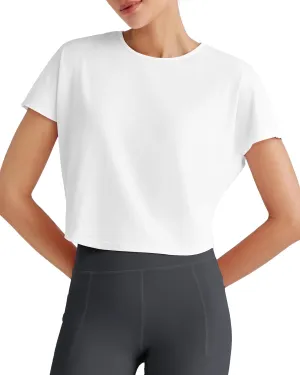 G4Free Lightbreeze Womens Workout Tops Batwing Sleeve Tees Loose Fit Athletic Gym Shirts Basic Yoga Tshirts Casual Summer