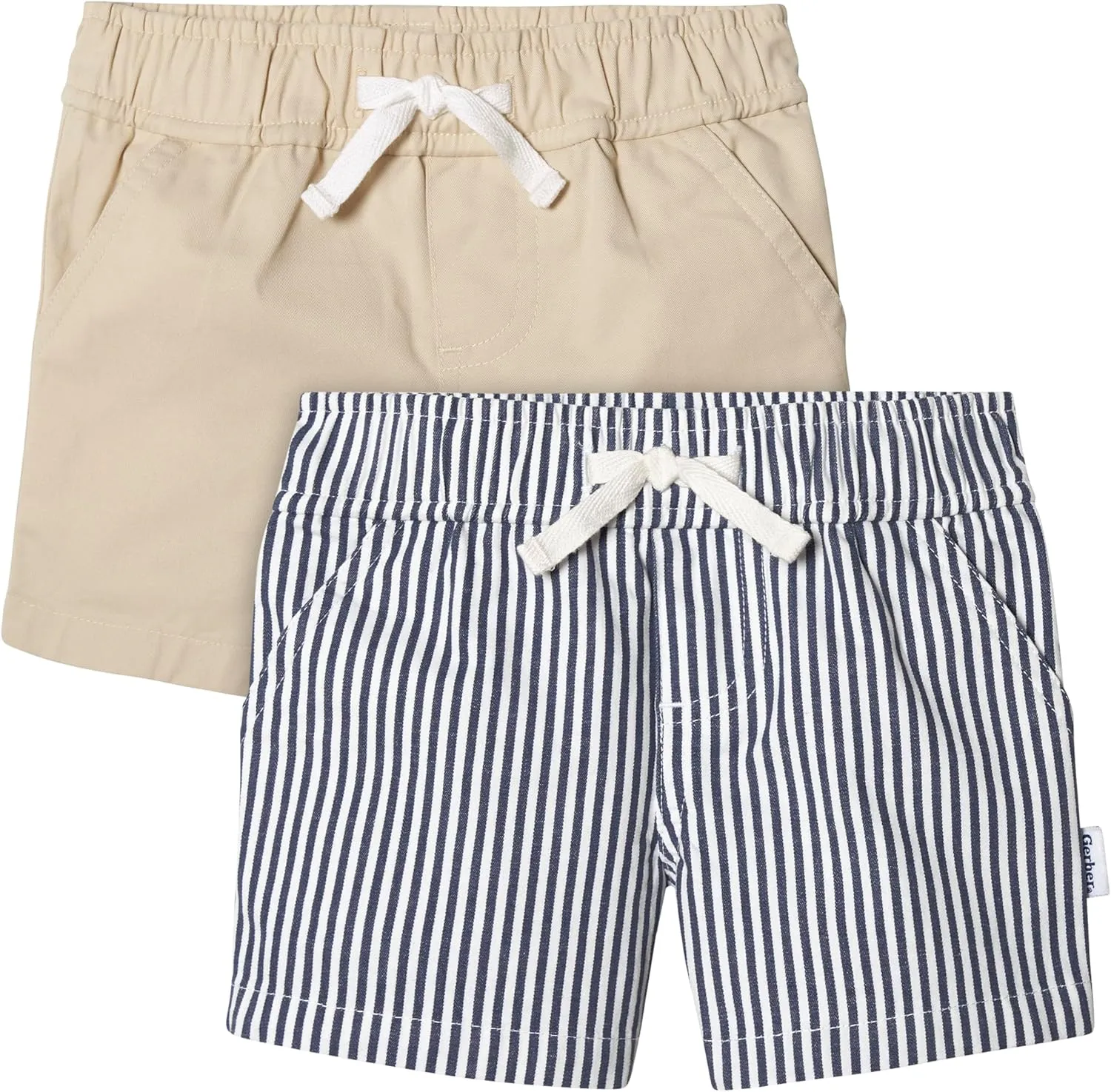 Gerber Baby Gerber Baby Toddler Unisex Stretch Chino Shorts