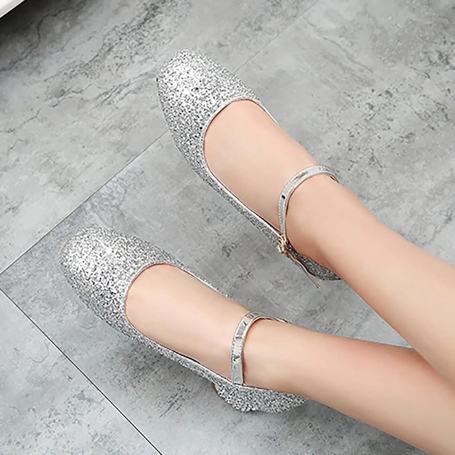 Girls Shoes High Heel Toddler Girls Dress Shoes Sparkle Mary Jane Flower Girls Wedding Toddler Dress Shoes Girls
