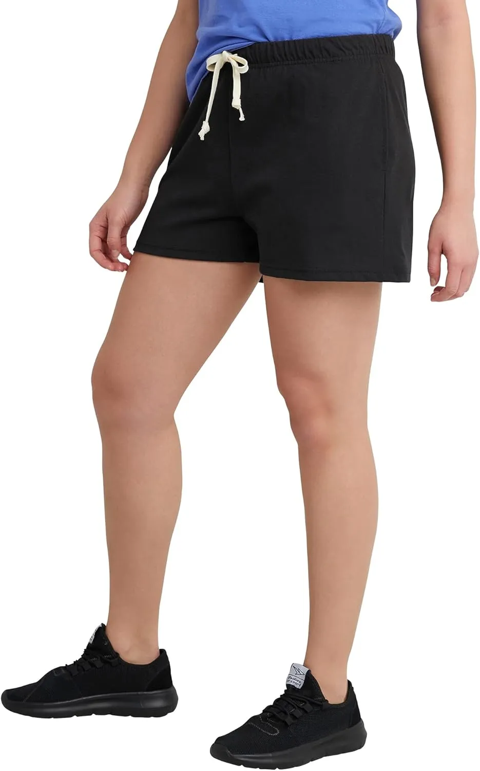 Hanes Women's Essentials Drawstring Adjustable Cotton Shorts