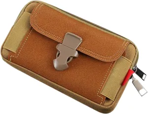 Homoyoyo Portable Phone Waist Bag Multi Functional Capacity Storage Pouch for Outdoor Activities Quick Install Design for Easy Use Fits Various Phone for Sports and Travel