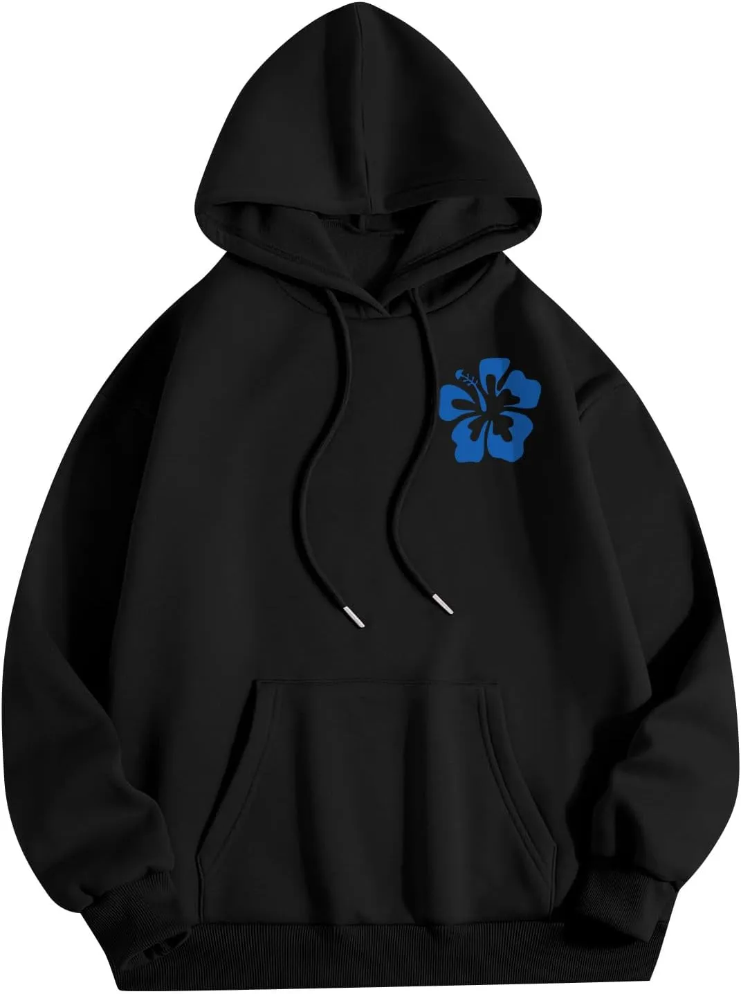 Hoodies For Teen Girls Letter Print Long Sleeve Drawstring Casual Graphic Pullover Cute Oversize Hoodie