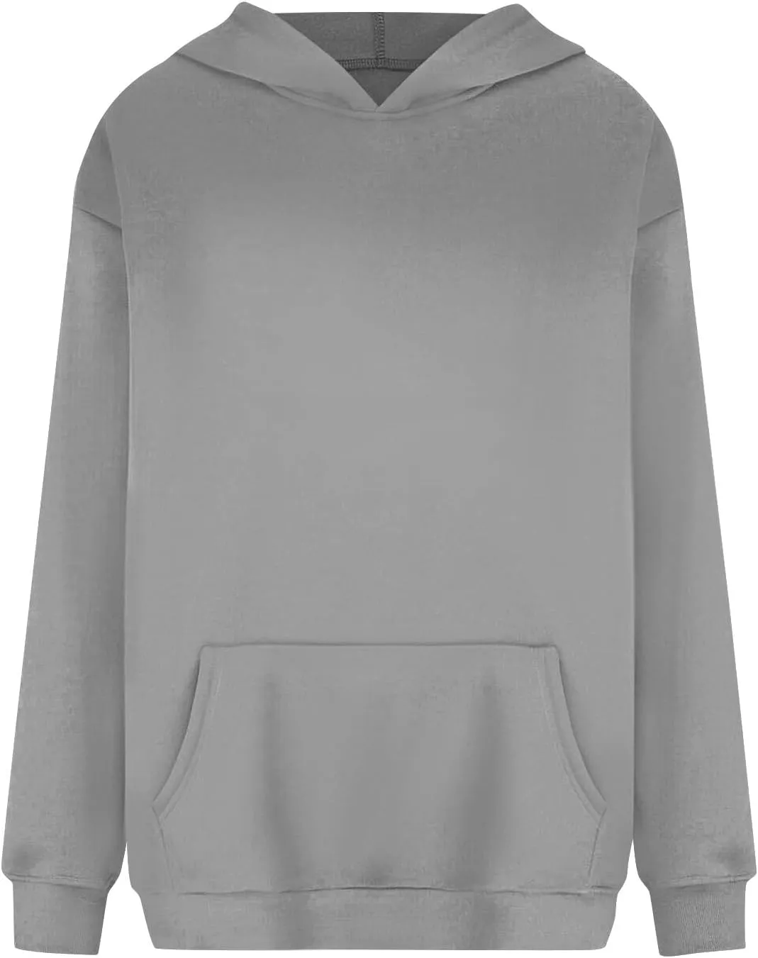 Hoodies for Women Preppy Fleece Pullover Preppy Long Sleeve Oversized Sweatshirts with Pockets Winter Sweatshirt