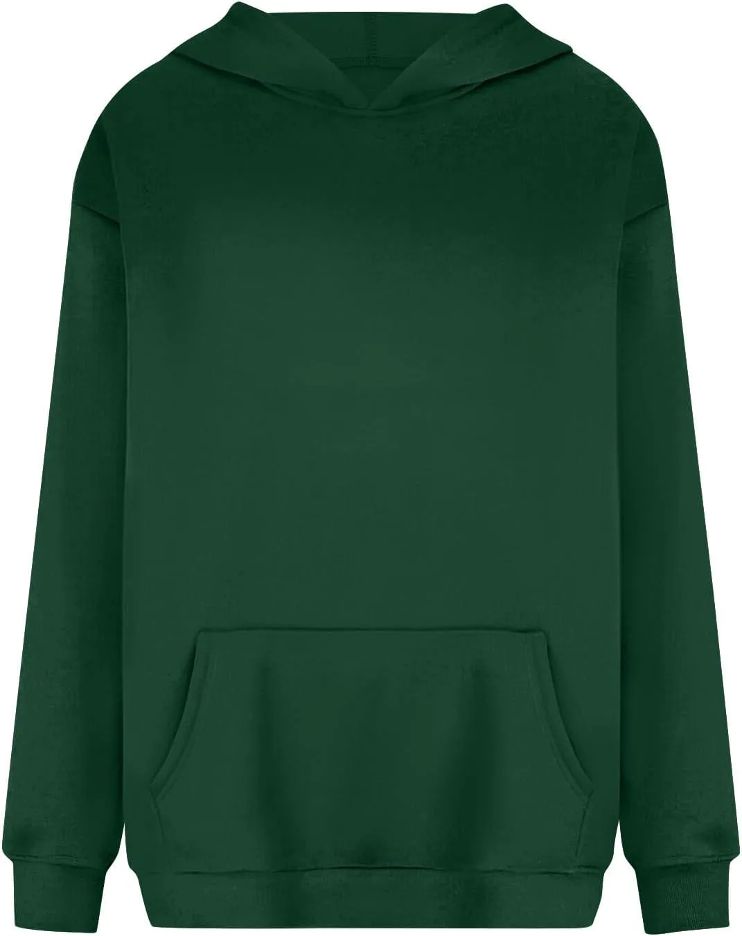 Hoodies for Women Preppy Fleece Pullover Preppy Long Sleeve Oversized Sweatshirts with Pockets Winter Sweatshirt