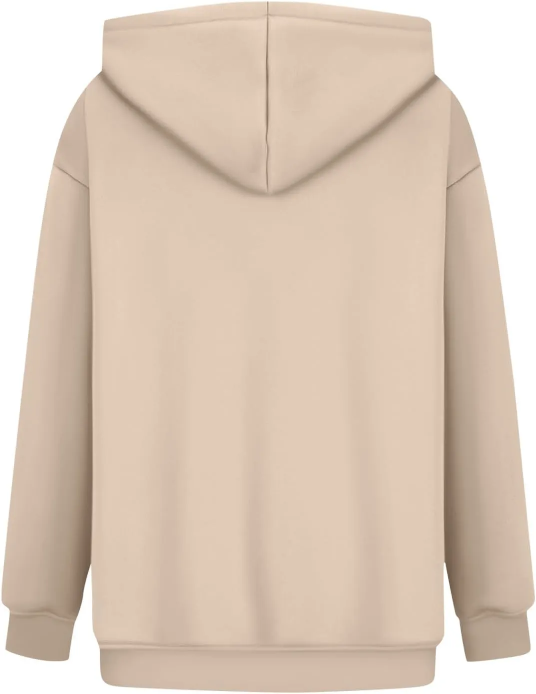 Hoodies for Women Preppy Fleece Pullover Preppy Long Sleeve Oversized Sweatshirts with Pockets Winter Sweatshirt