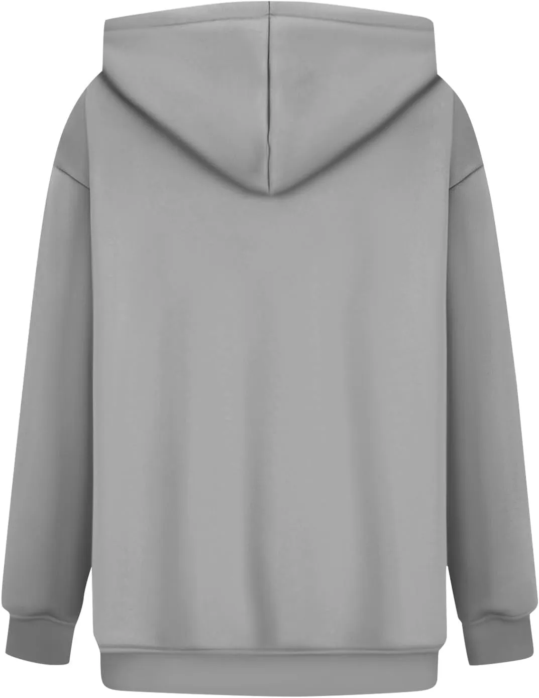 Hoodies for Women Preppy Fleece Pullover Preppy Long Sleeve Oversized Sweatshirts with Pockets Winter Sweatshirt