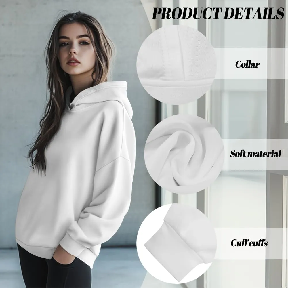 INSTANTARTS Long Sleeve Pullover Tops for Women Oversized Graphic Tshirt Active Wear Hoodies