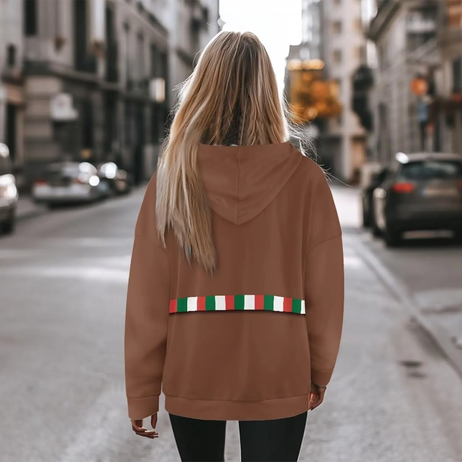 INSTANTARTS Long Sleeve Pullover Tops for Women Oversized Graphic Tshirt Active Wear Hoodies