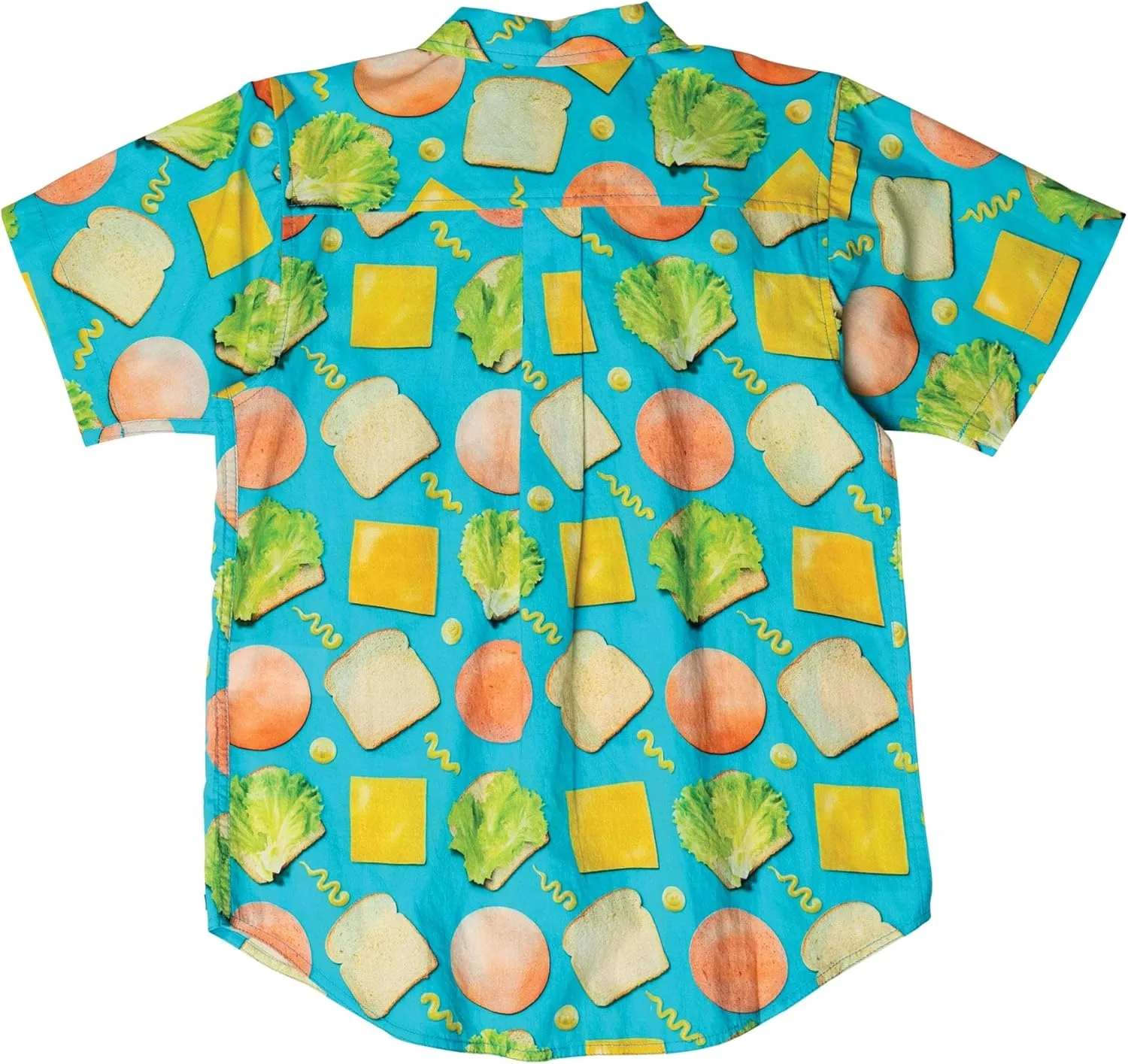 KAVU Girl Party Button Up Shirt - Boyfriend Fit Print