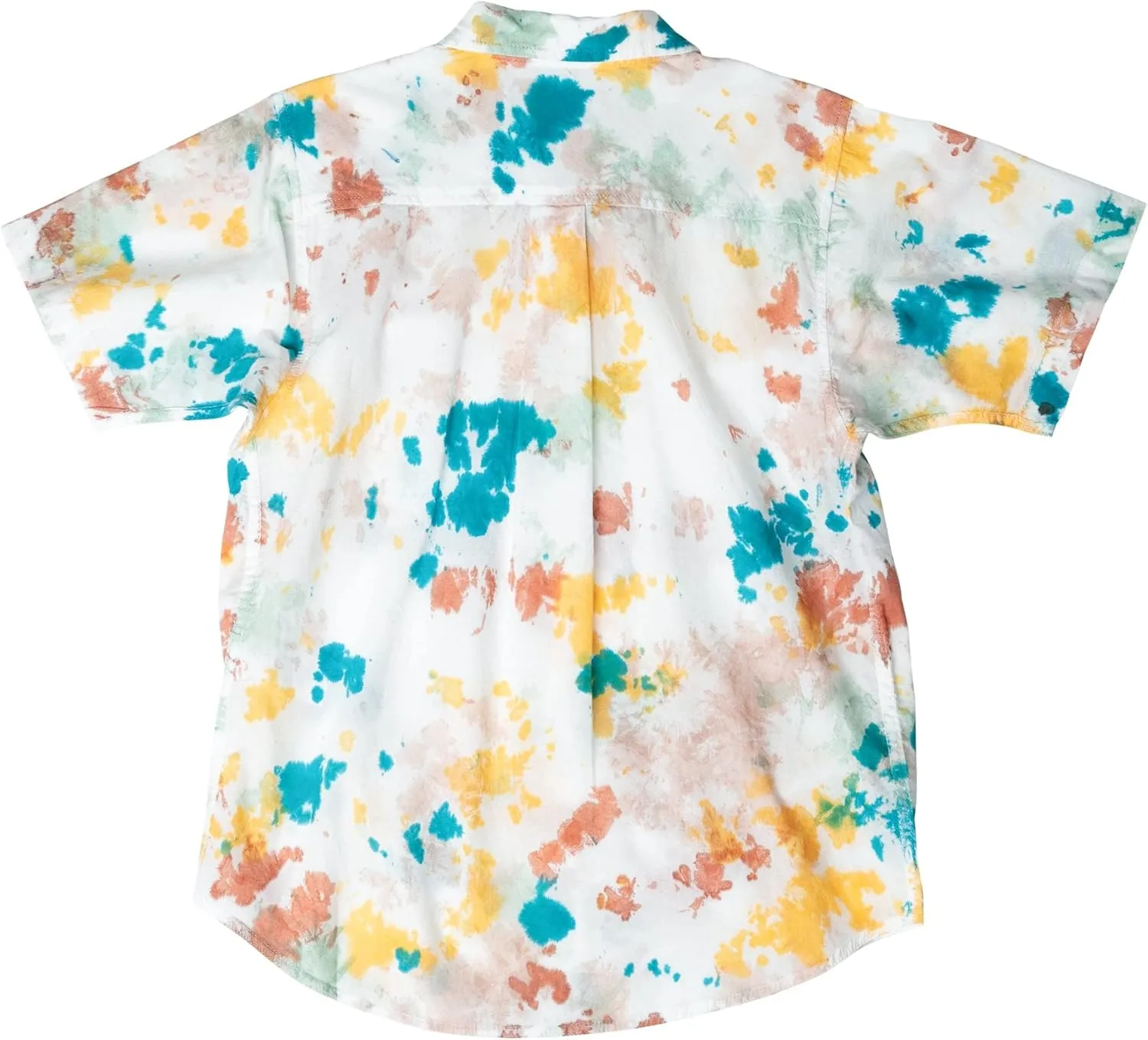 KAVU Girl Party Button Up Shirt - Boyfriend Fit Print